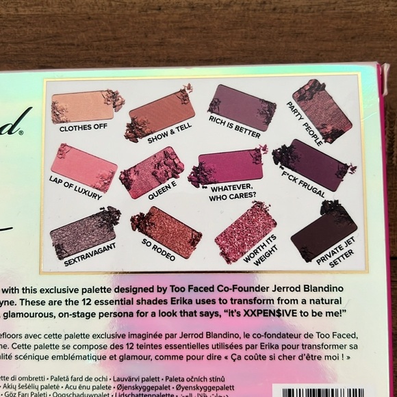 Too faced pretty mess Erika Jane limited edition eyeshadow palette - Picture 10 of 10